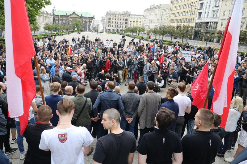 Spotkanie Krzysztofa Bosaka z wyborcami w Poznaniu.