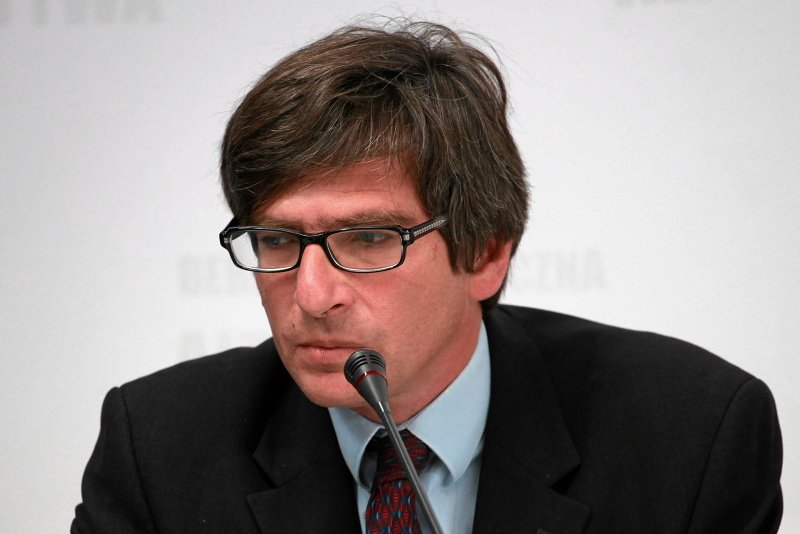 Krzysztof Skowroński, prezes SDP poprowadził konferencję, na której PiS przedstawił swojego kandydata na technicznego premiera.