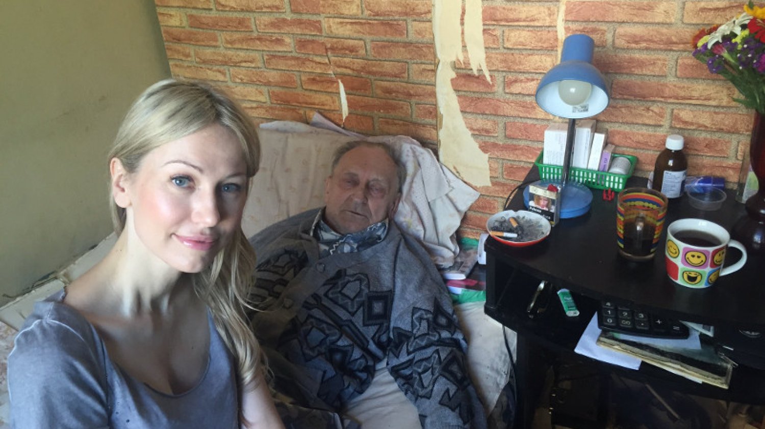 Magdalena Ogórek zamieściła na Twitterze zdjęcie z apelem o pomoc dla powstańca warszawskiego.