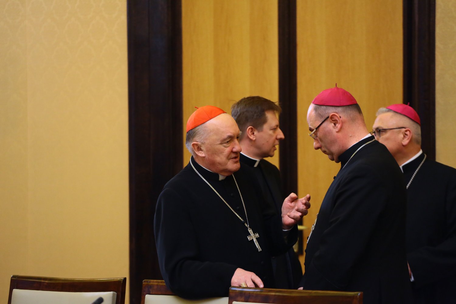 Strefa kibica w siedzibie Episkopatu. Biskupi wykazali się poczuciem humoru.