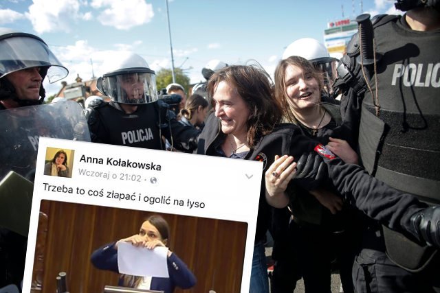Anna Kołakowska już w zeszłym roku brała udział w demonstracjach narodowców. Teraz nawołuje w sieci do przemocy
