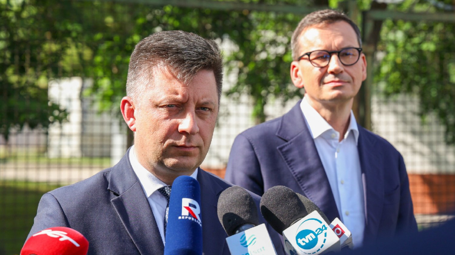 Michał Dworczyk i Mateusz Morawiecki