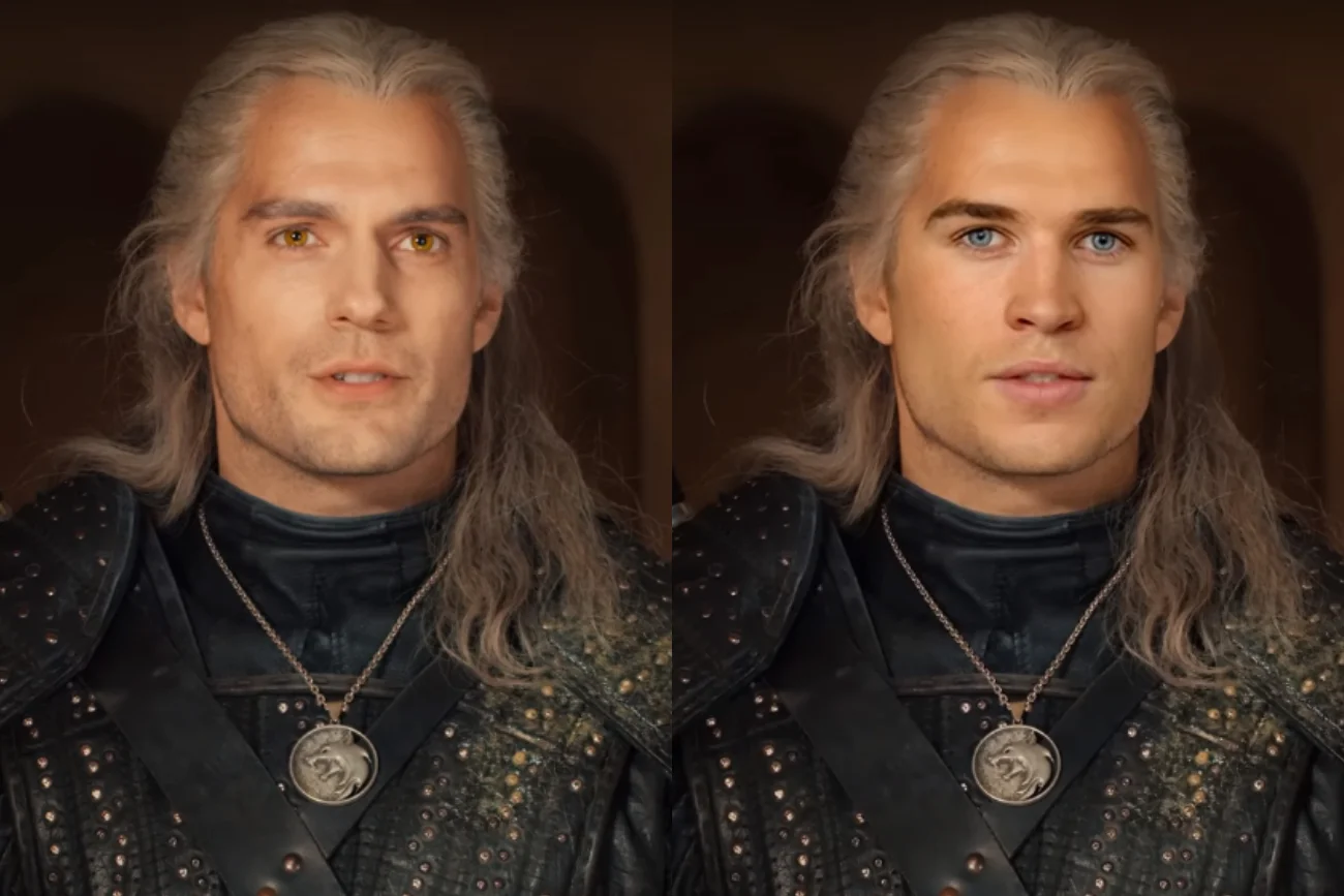 Kiedy Liam Hemsworth zastąpi Henry'ego Cavilla na planie zdjęciowym "Wiedźmina 4"? Geralt z Rivii - deepfake autorstwa stryder HD