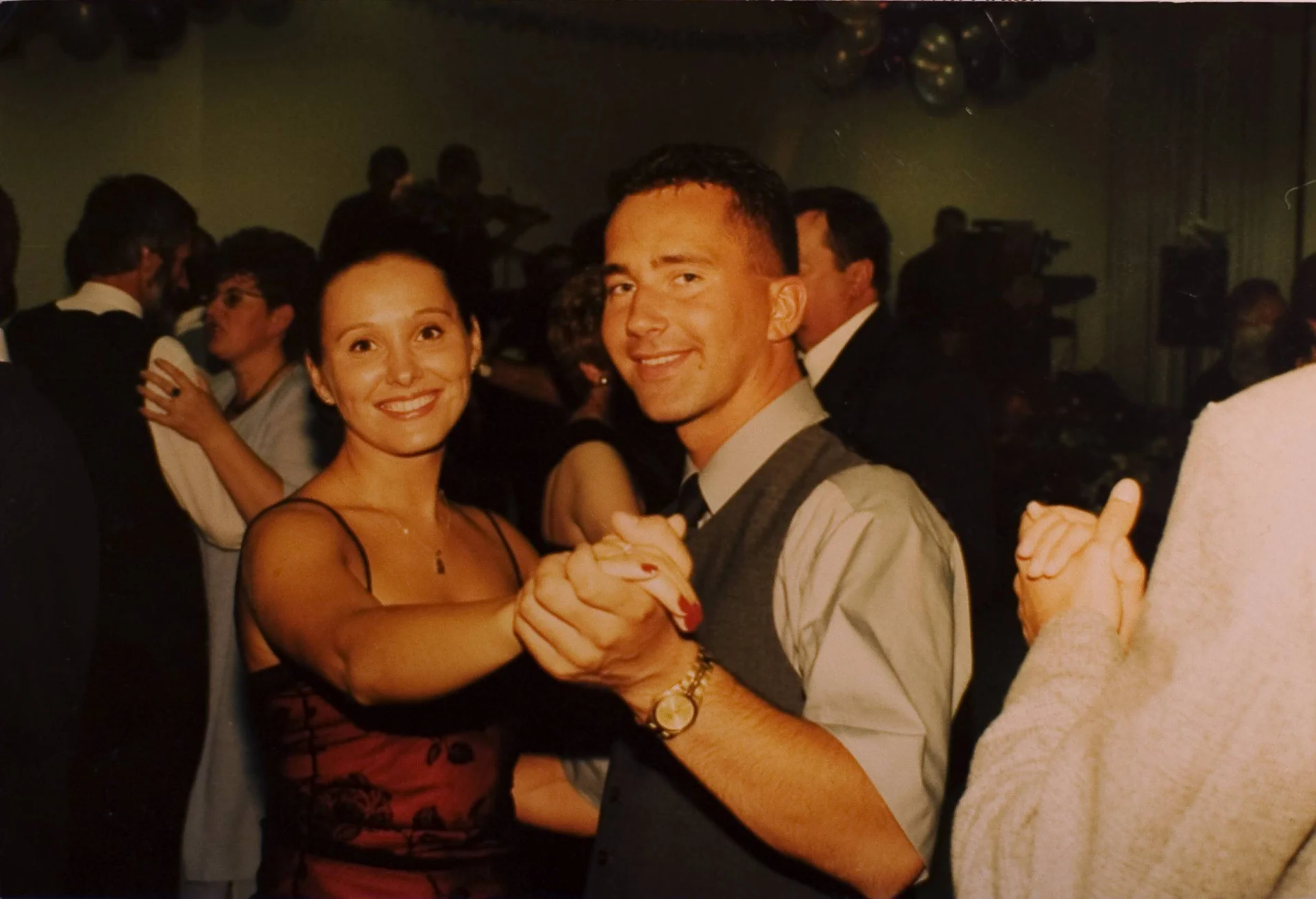 Krzysztof Olewnik z siostrą Danutą.
