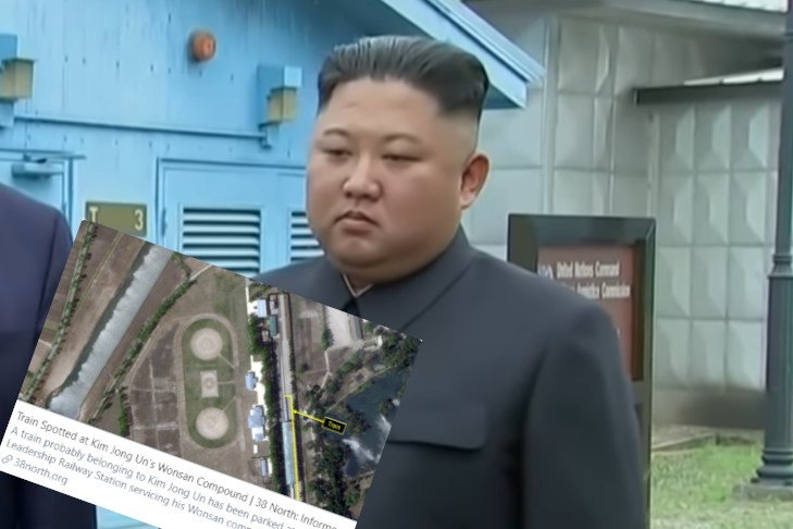 Prawdopodobnie zlokalizowano pancerny pociąg Kim Dzong Una.