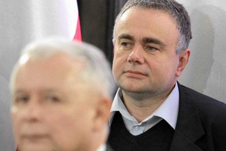 Od lewej: Jarosław Kaczyński (PiS) i Tomasz Sakiewicz ("Gazeta Polska").