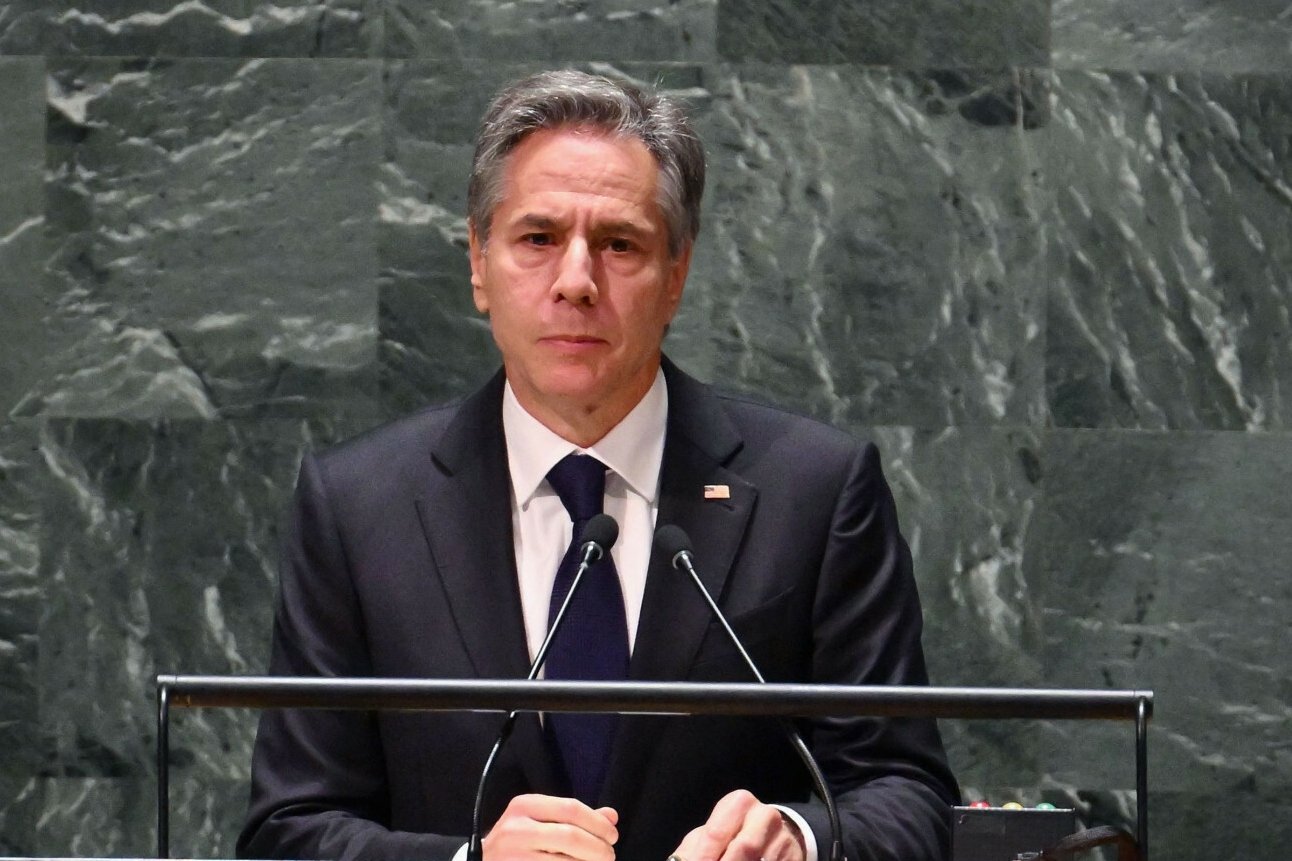 Sekretarz stanu USA Antony Blinken.