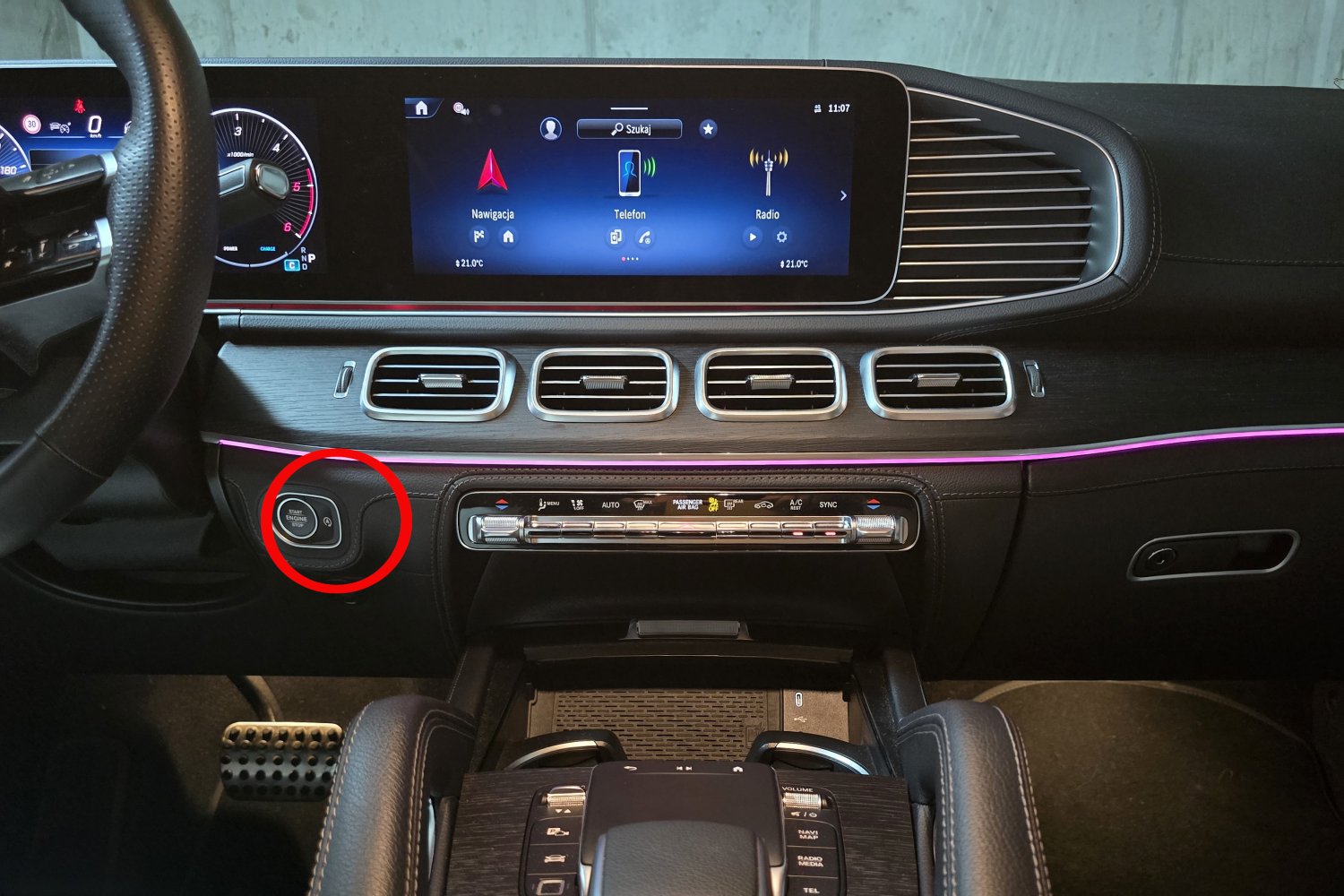 Wnętrze Mercedesa Wnętrze Mercedesa