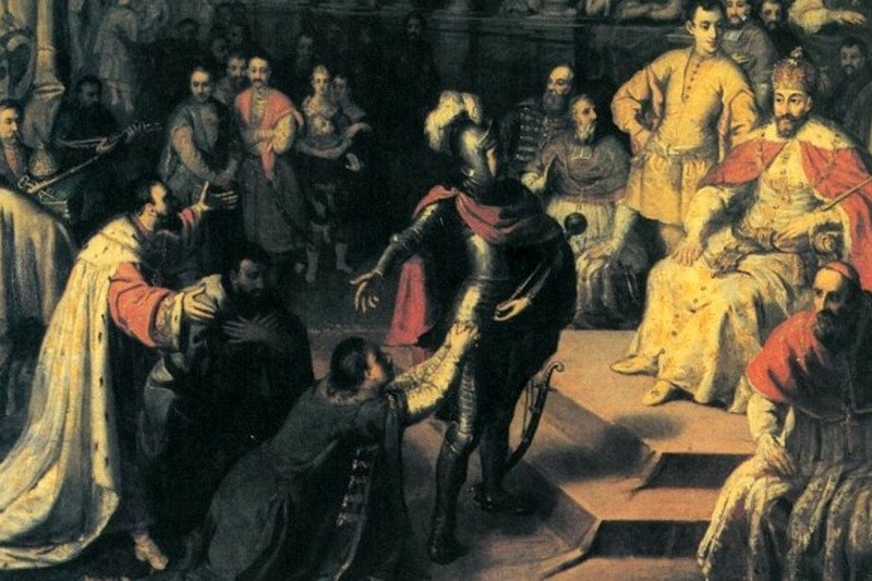 Hołd carów Szujskich –Jan Kanty Szwedkowski .