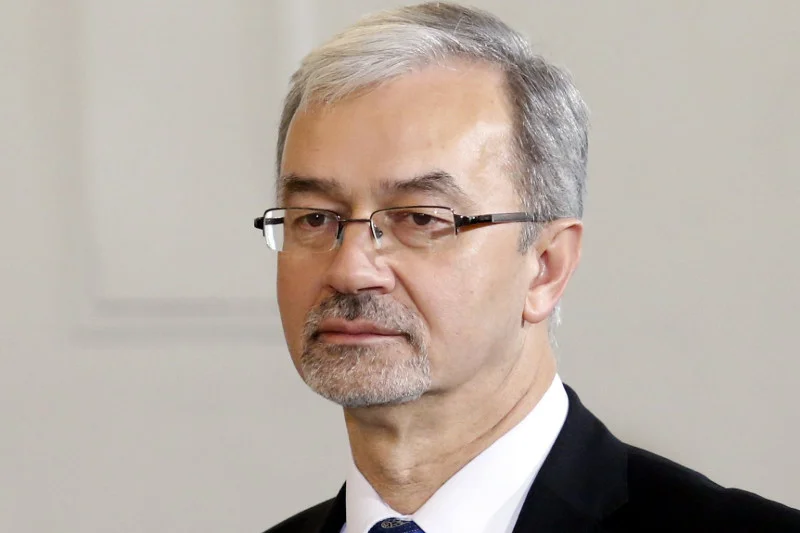 Minister Inwestycji i Rozwoju Jerzy Kwieciński podczas uroczystości rekonstrukcji rzadu