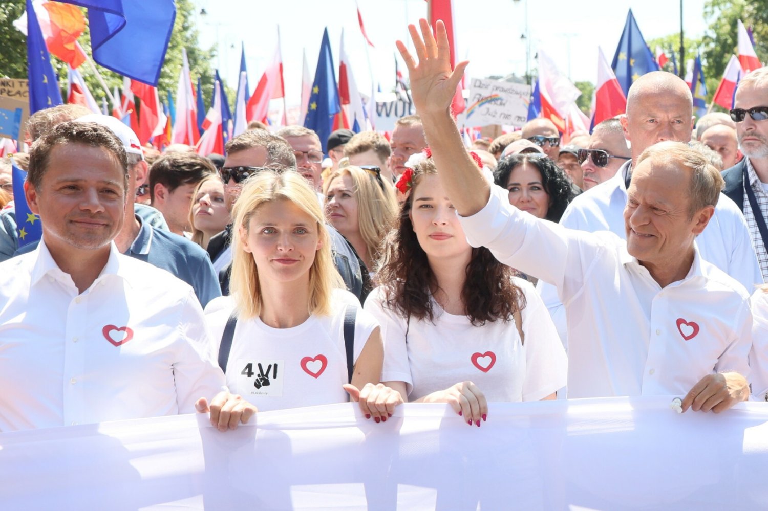 Masz 4 czerwca przeszedł przez Warszawę.