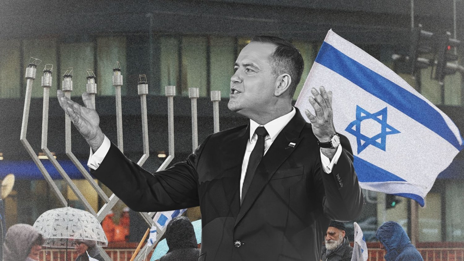 Karol Nawrocki i Chanuka