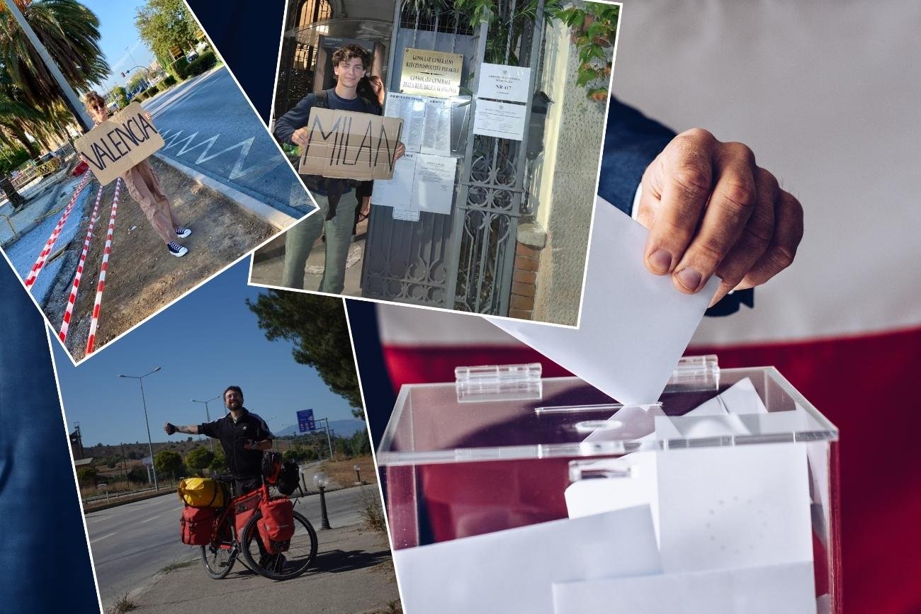 Osoby, które w trakcie podróży znajdowały się daleko od lokalów wyborczych, korzystały z różnych środków transportu, aby się na nie dostać na czas