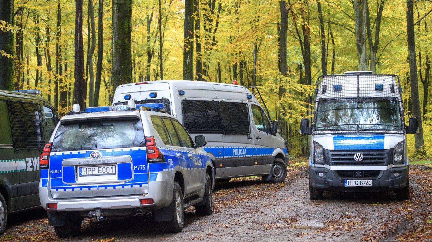 Podczas obławy na Grzegorza Borysa doszło do wypadku.