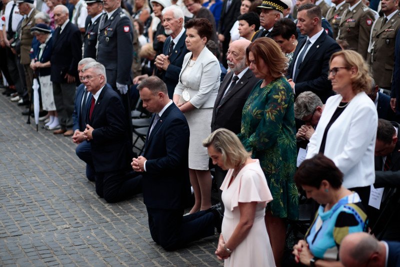 Prezydent wygłosił  we wtorek przemówienie na placu Krasińskich z okazji 74 rocznicy wybuchu Powstania Warszawskiego.