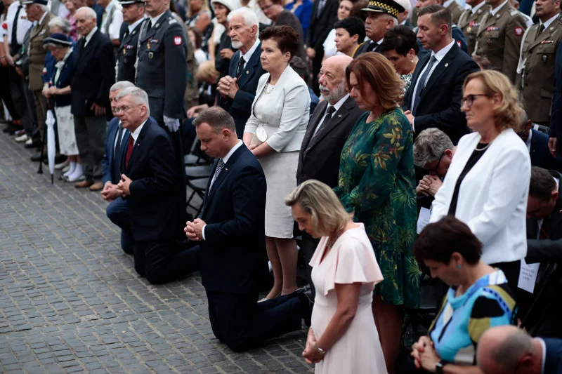 Prezydent wygłosił we wtorek przemówienie na placu Krasińskich z okazji 74 rocznicy wybuchu Powstania Warszawskiego.