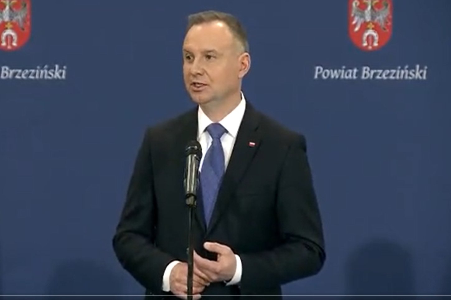 Andrzej Duda w Brzezinach