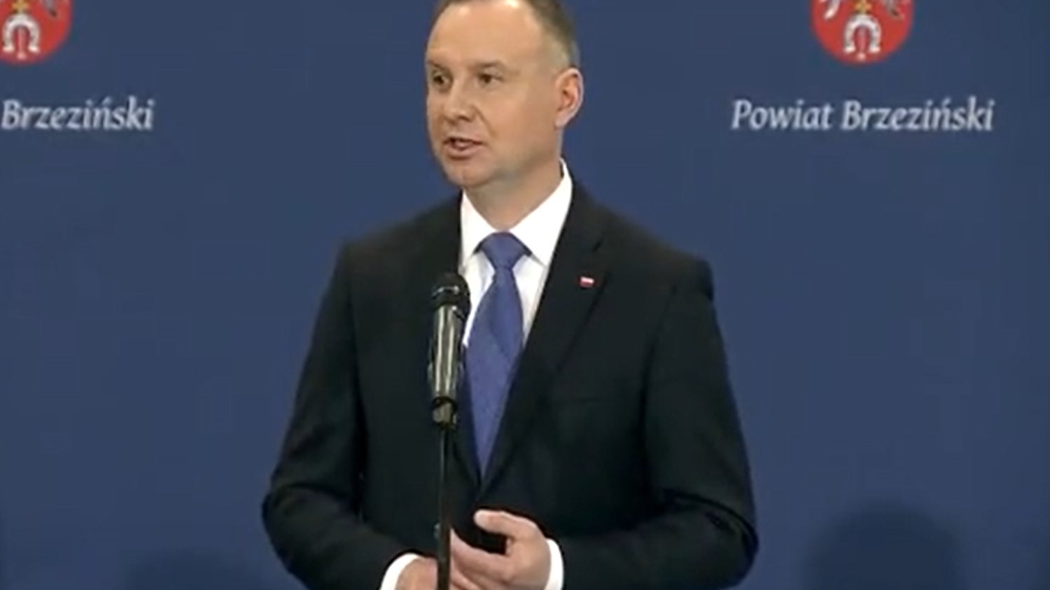 Andrzej Duda w Brzezinach
