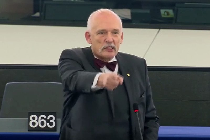 Janusz Korwin-Mikke krytykuje działania UE