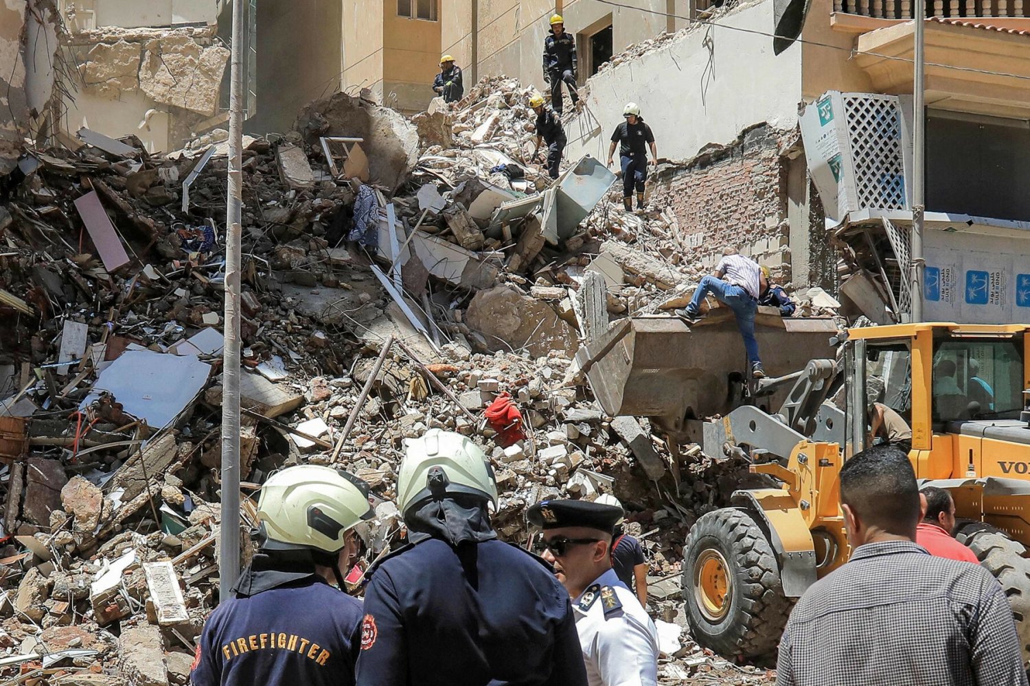 Zwalił się budynek w Aleksandrii.