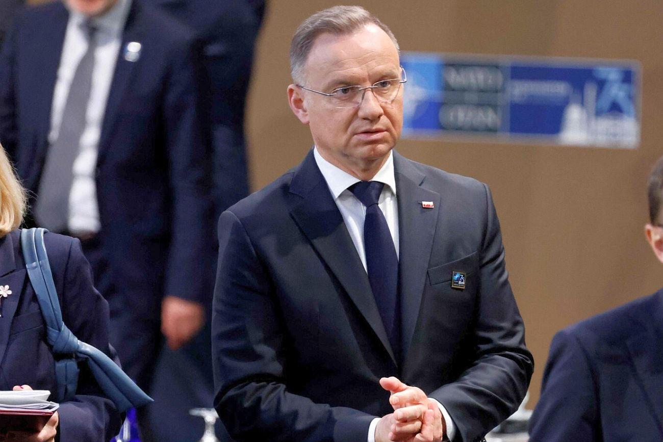 Jedno pytanie od TVP wyraźnie zirytowało prezydenta Dudę