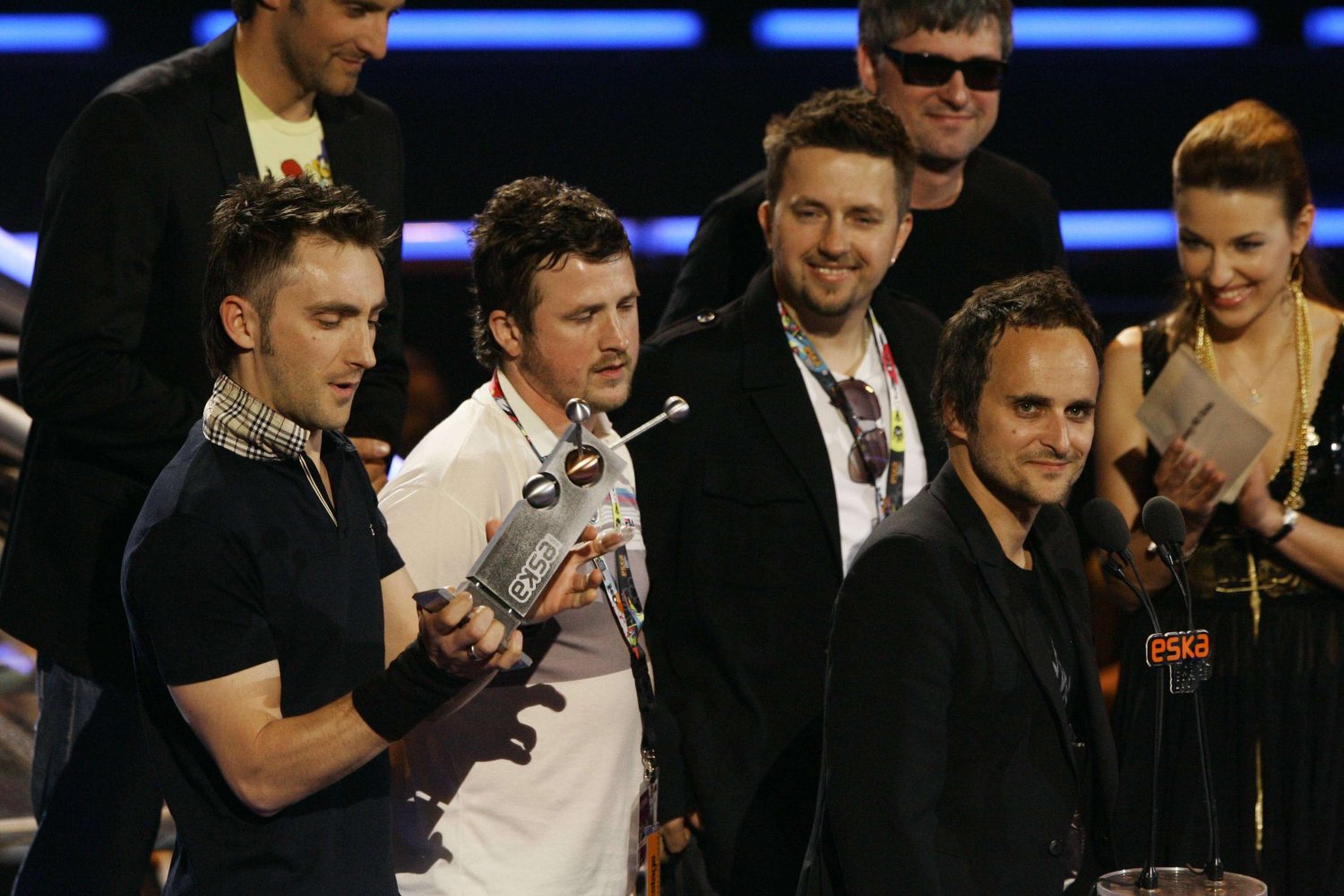 Zespół Myslovitz na rozdaniu nagród Eska Music Awards, Łódź 2007
