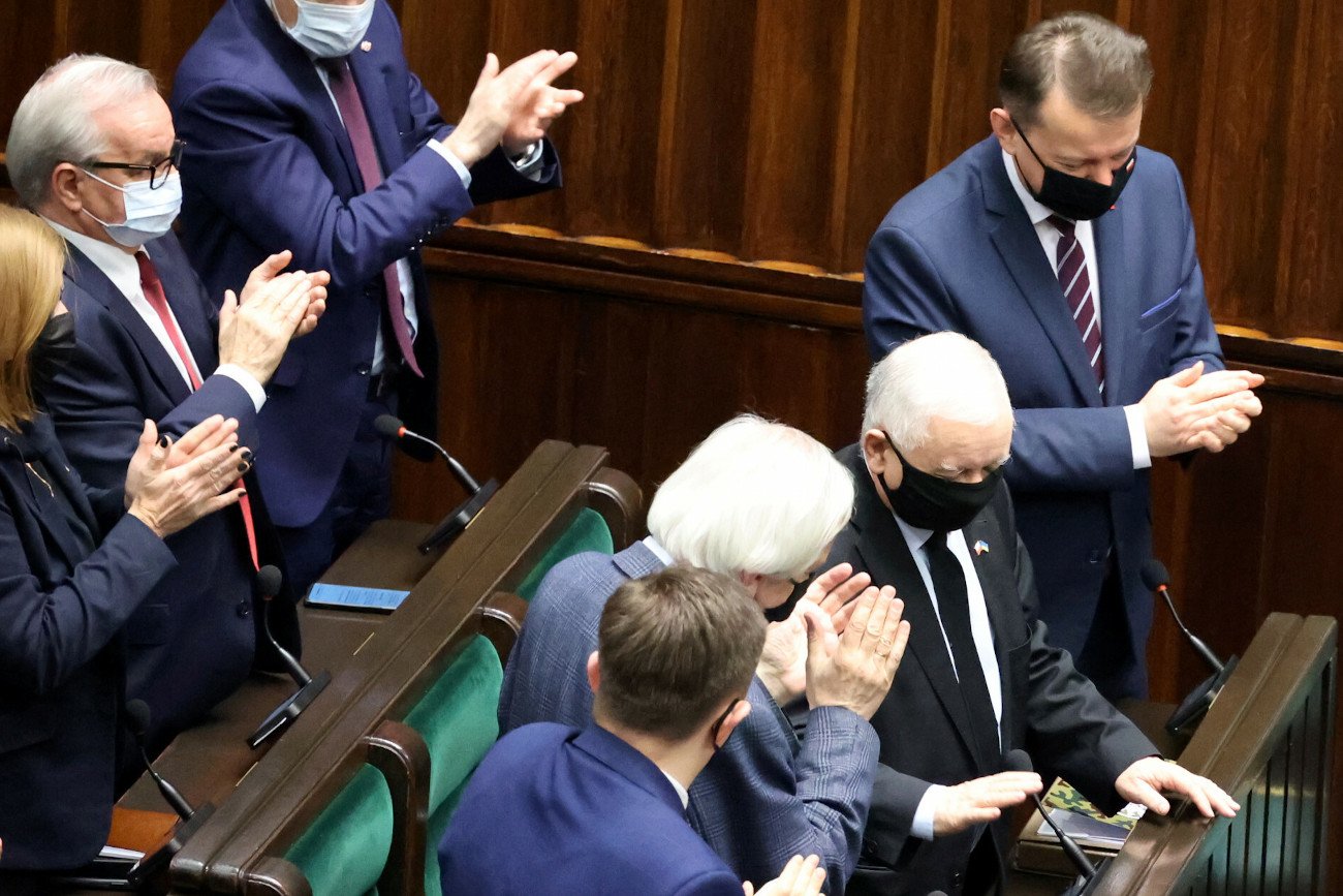 Politycy PiS forsują pomysł Jarosława Kaczyńskiego o misji NATO w Ukrainie. A taki bili mu brawo podczas pierwszego czytania rządowego projektu ustawy o obronie Ojczyzny.