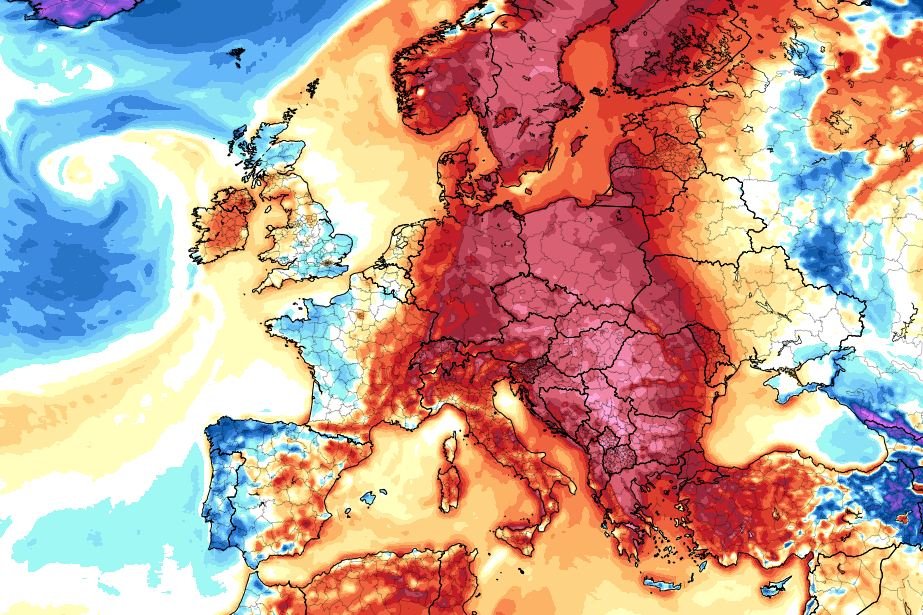 Potężna anomalia temperatury w marcu 2025.
