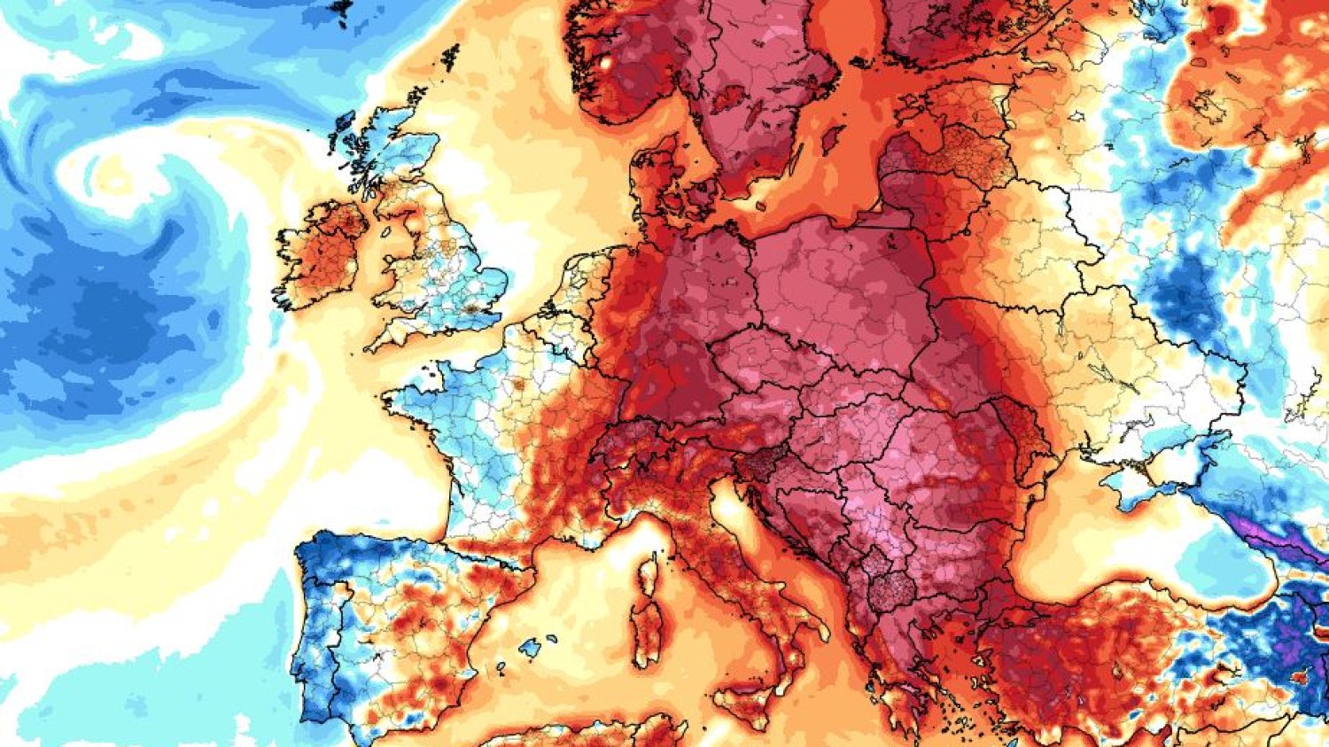 Potężna anomalia temperatury w marcu 2025.