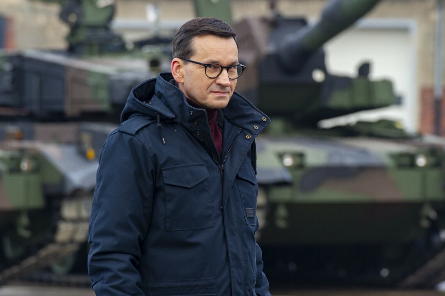 Matusz Morawiecki chce rekompensaty za czołgi dla Ukrainy.