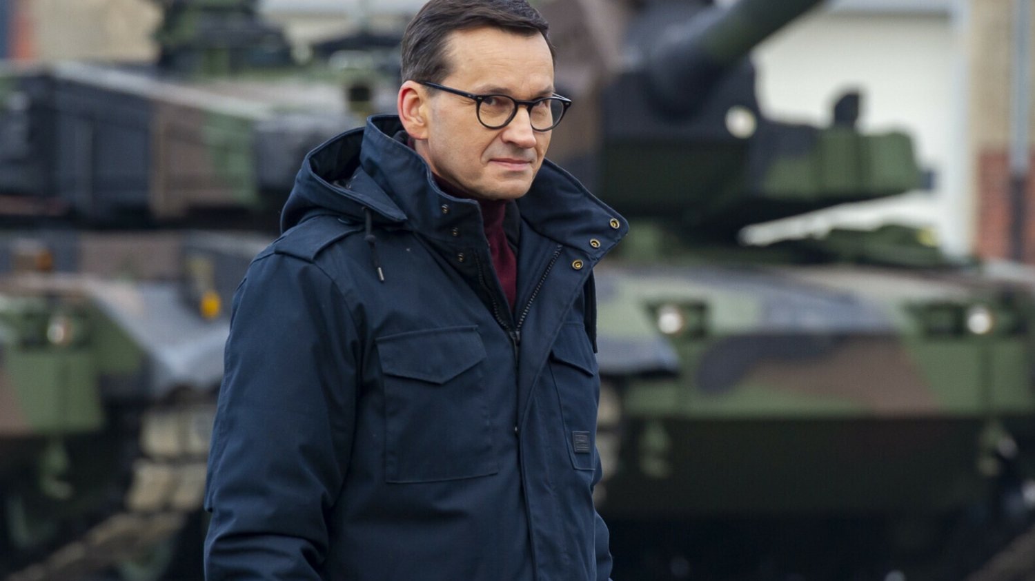 Matusz Morawiecki chce rekompensaty za czołgi dla Ukrainy.