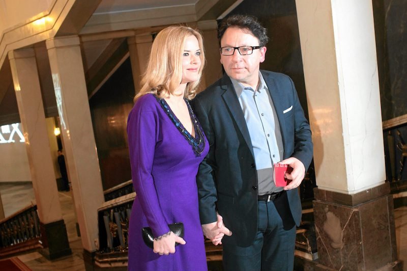 Dziennikarka Monika Zamachowska (wówczas Richardson) i aktor Zbigniew Zamachowski w 2013 roku.