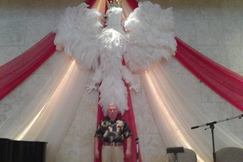 Lech Wałęsa podczas wizyty w Stanach Zjednoczonych.