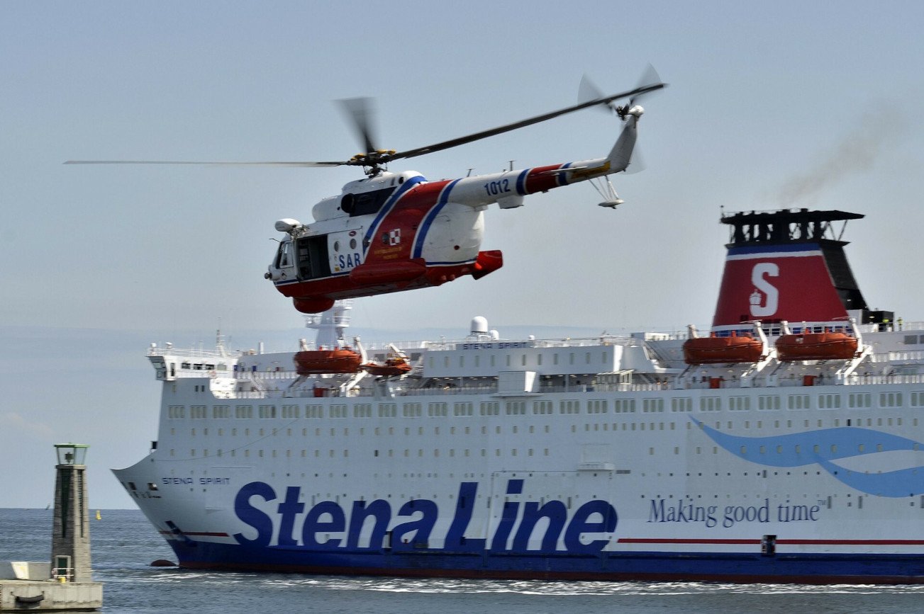 Kolejny incydent na promach Steny Line, pasażera ewakuowano helikopterem