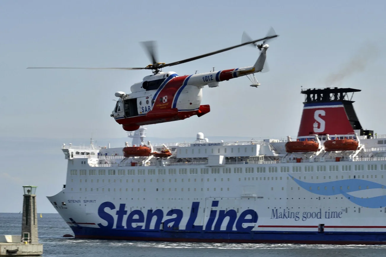 Kolejny incydent na promach Steny Line, pasażera ewakuowano helikopterem