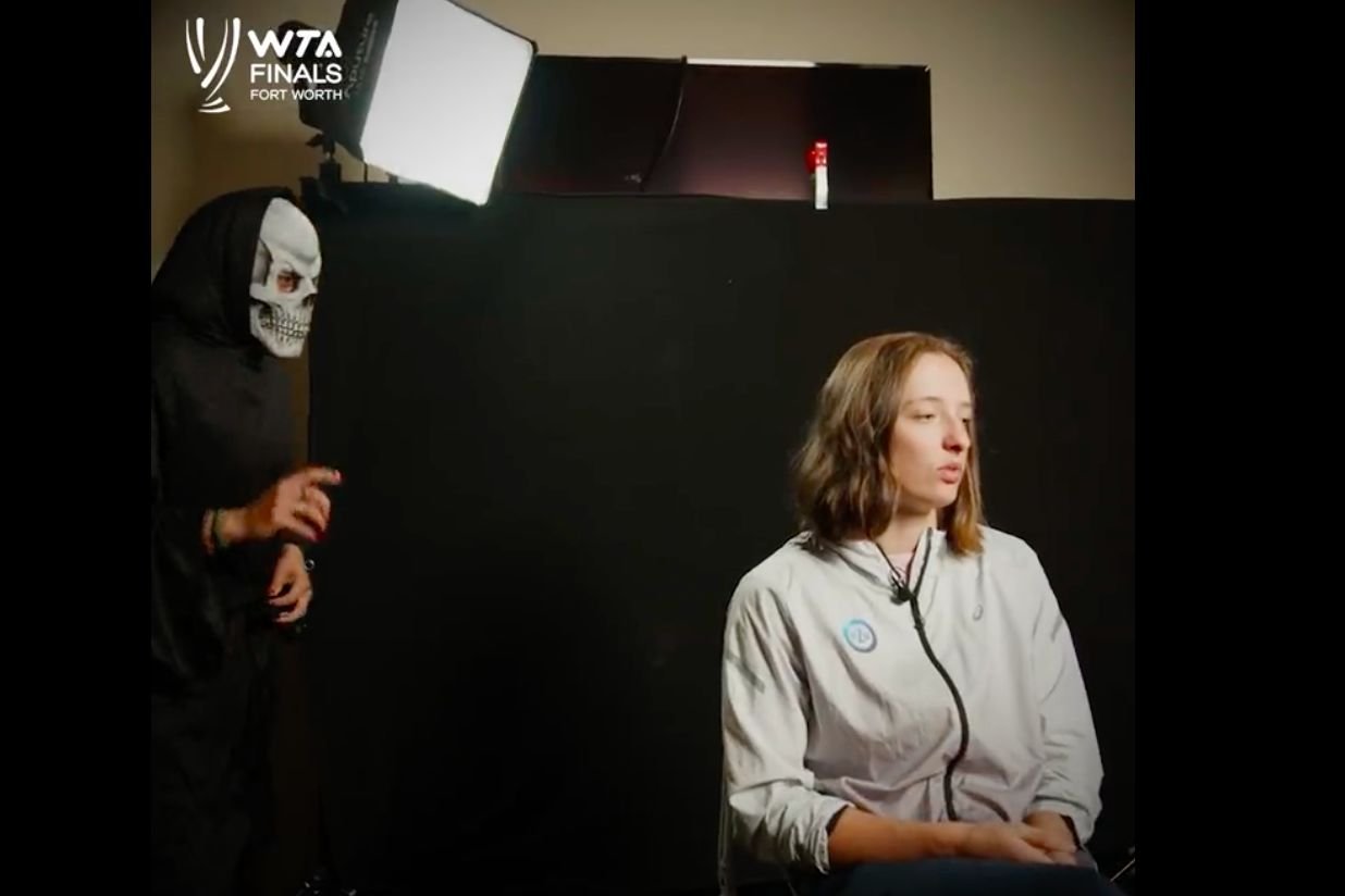 Niespodziewany "napad" na Igę Świątek w USA. Nasza mistrzyni mocno się wystraszyła