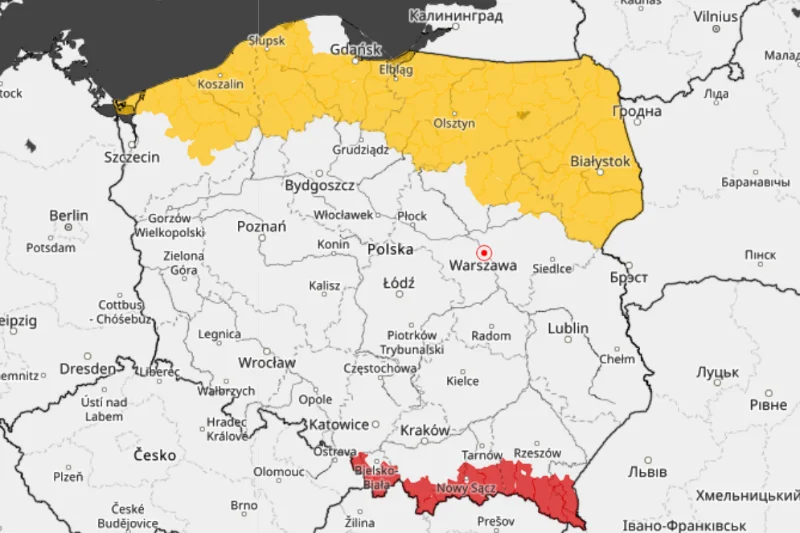 SkyPredict i liczne ostrzeżenia dla Polski. Łowcy Burz ostrzegają SkyPredict i liczne ostrzeżenia dla Polski. Łowcy Burz ostrzegają