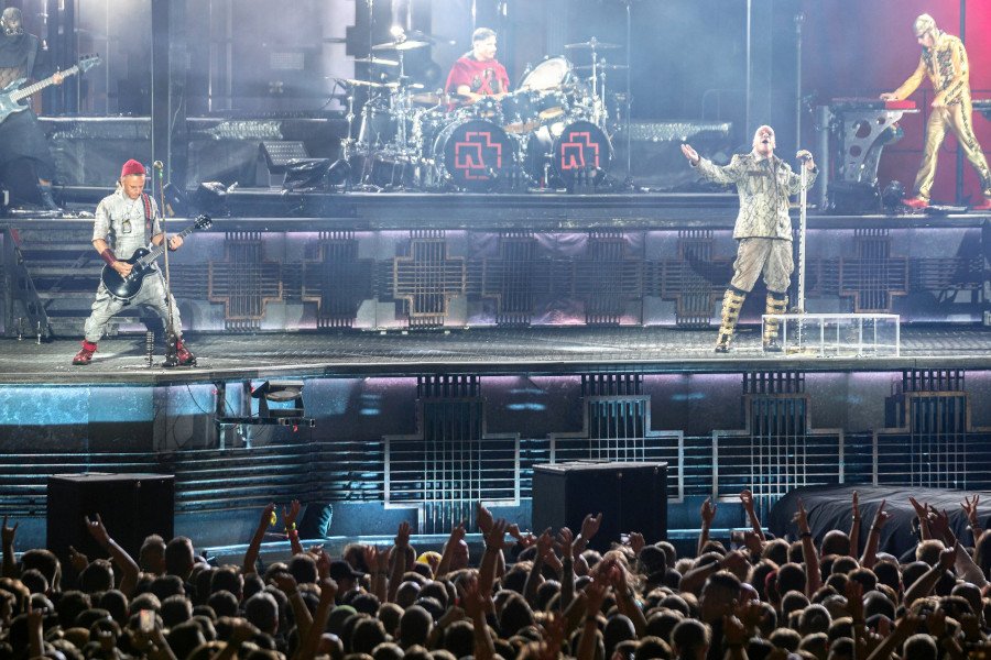 Rammstein dali w Chorzowie świetne show