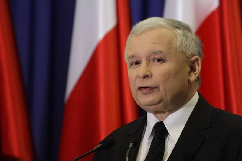 Jarosław Kaczyński na dzisiejszej konferencji prasowej