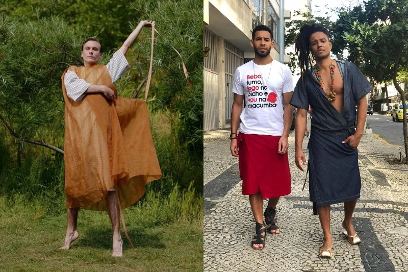 Sukienka i spódnica mają szanse skraść serca facetów. Ważne, żeby nie były to kopie damskiej odzieży, a męskie formy