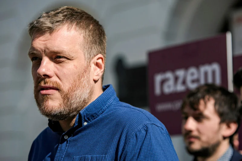 Adrian Zandberg, szef Partii Razem