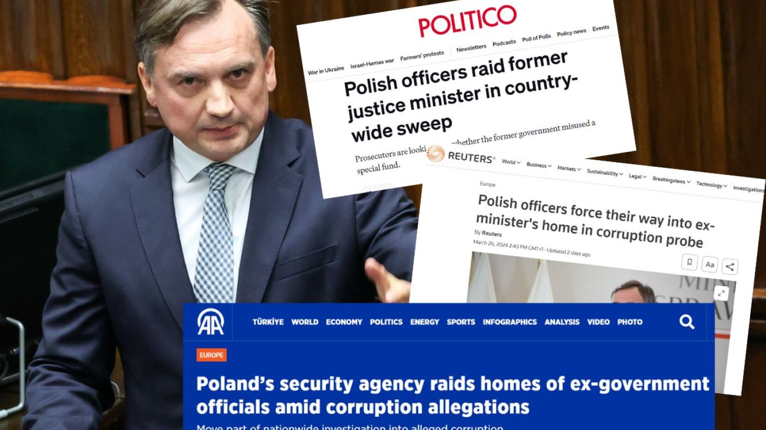 Zbigniew Ziobro i nagłówki światowych mediów
