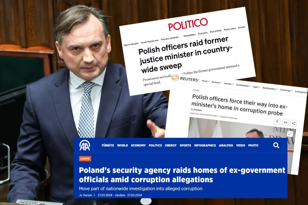 Zbigniew Ziobro i nagłówki światowych mediów