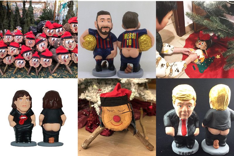 Caga Tió oraz Caganer, czyli bożonarodzeniowe zwyczaje w Katalonii.