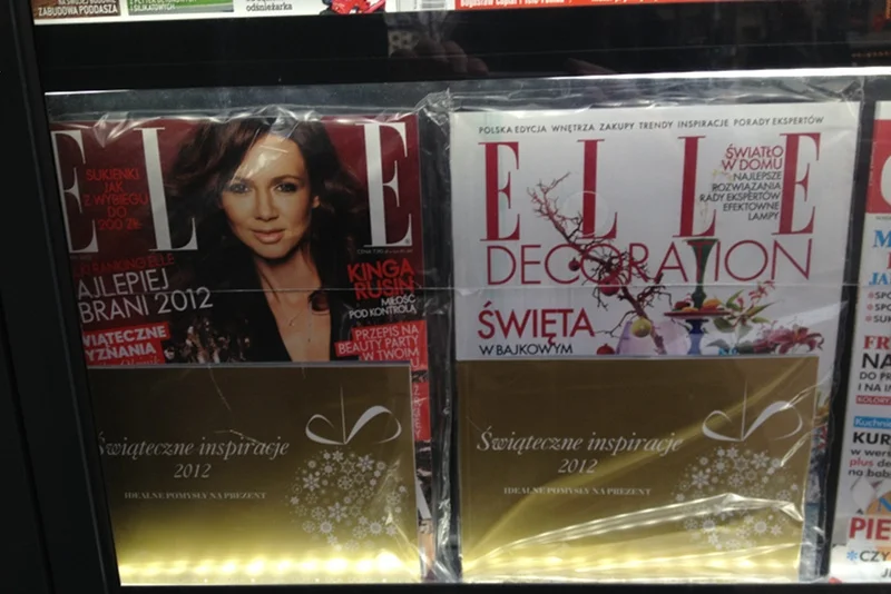 Boże Narodzenie zdominowało już okładki kolorowych magazynów
