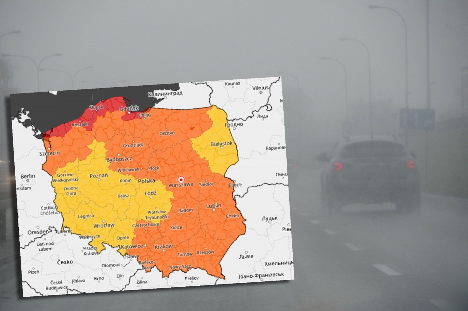 Pogoda. Nad Polskę nadejdą wichury