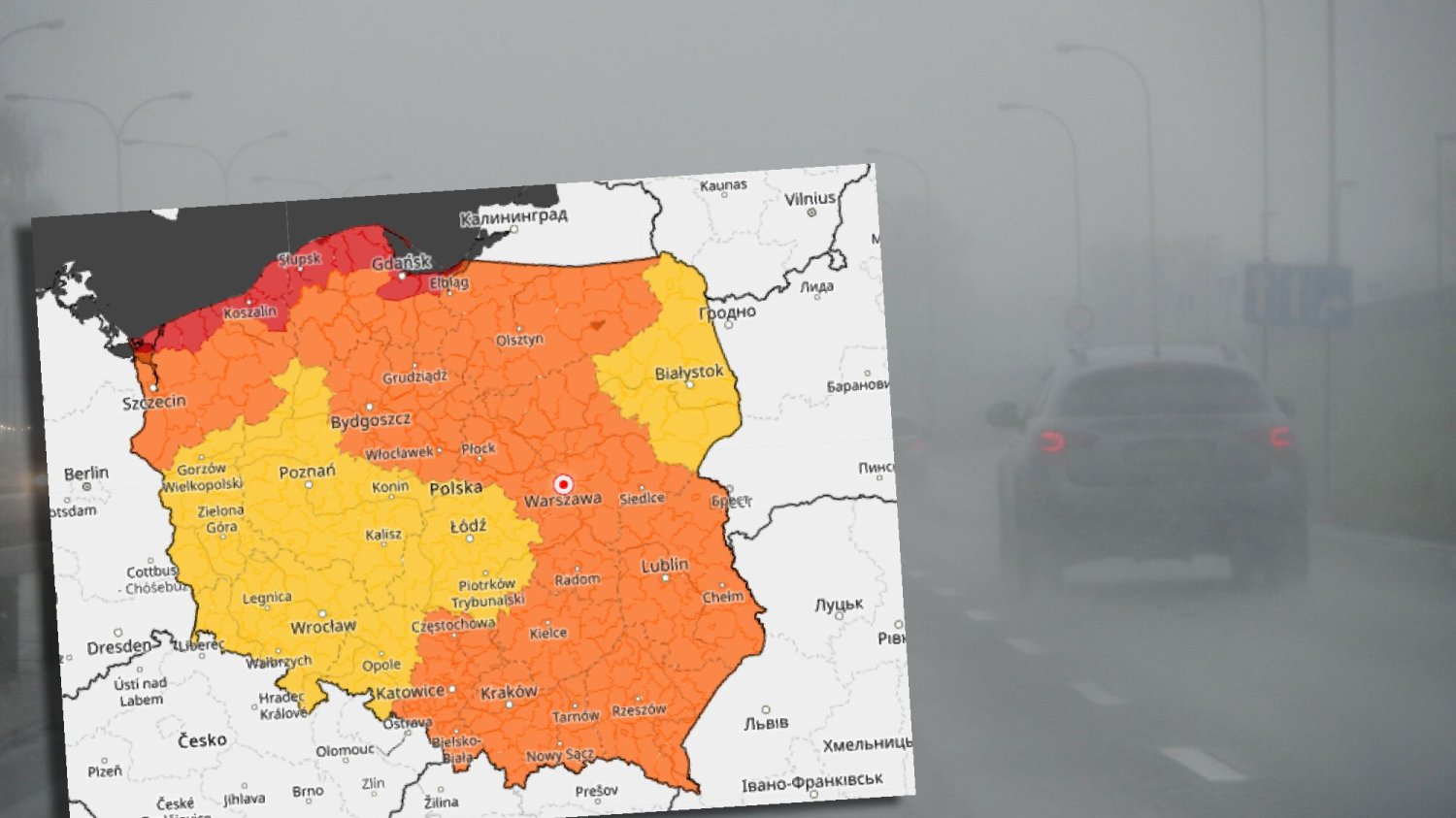 Pogoda. Nad Polskę nadejdą wichury