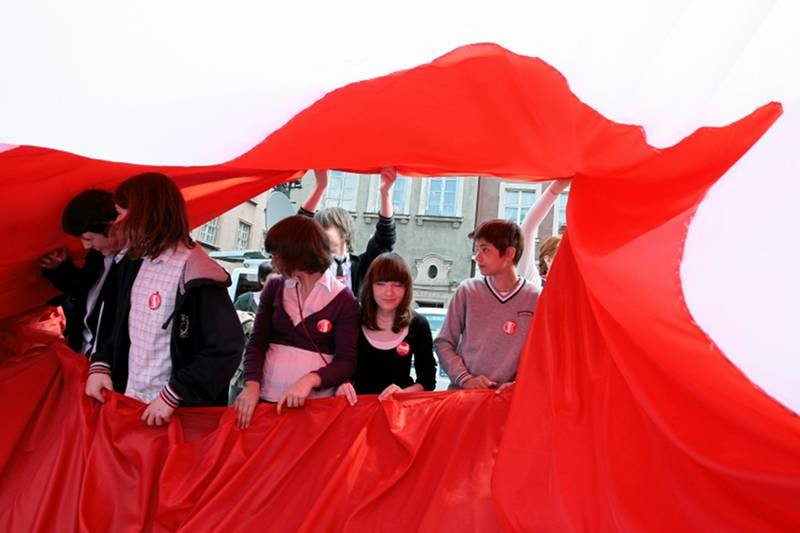 Obchody święta flagi państwowej w Poznaniu