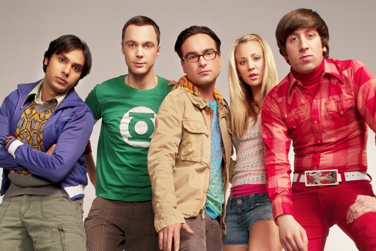 Bohaterka i bohaterowie serialu "Teoria wielkiego podrywu".