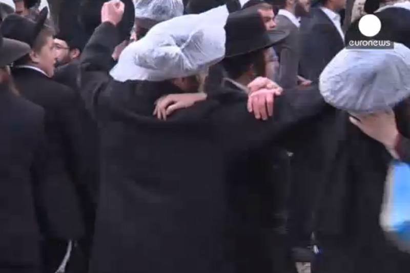 Ultra-ortodoksyjni żydzi protestowali w Jerozolimie